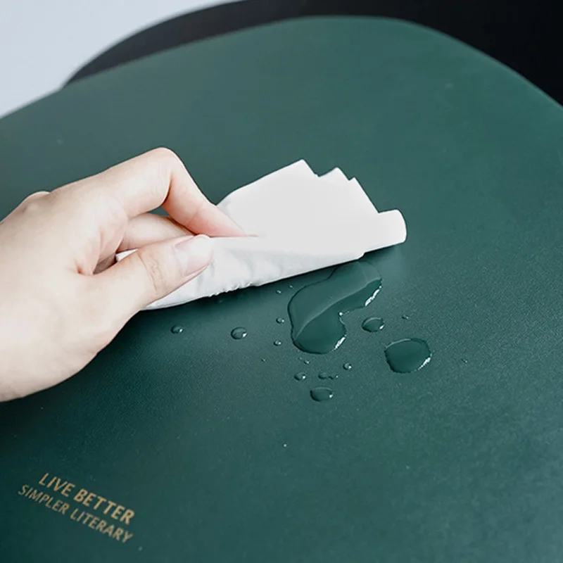 Треугольник овальный простой кожаный коврик водонепроницаемый нескользящий изоляционный коврик