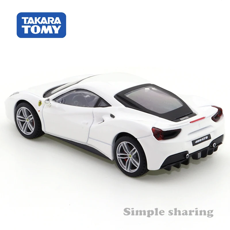 Takara Tomy Tomica Подарки Бураго подпись серии 1:43 488 GTB автомобиль детские игрушки