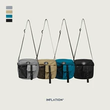 Инфляция модная унисекс сумка на плечо уличная маленький функциональный Пояс Бум Сумка Женская сетка сшивание мужские сумки через плечо 263AI2019