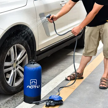 

Portable Bath Hiking Outdoor Inflatable Water Bag Set PVC Travel Picnic Large Capacity Wash Car Foldable Shower Pressure Camp