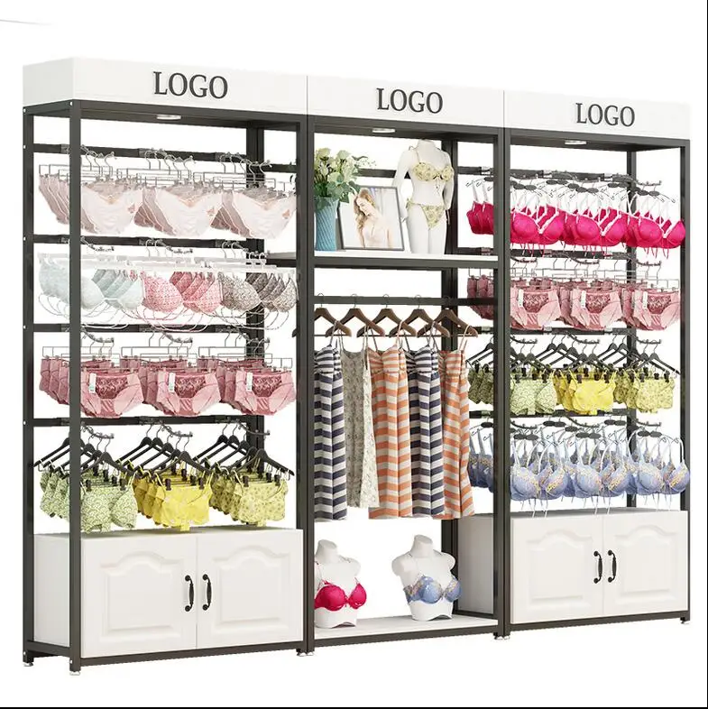 Shop underwear rack bra rack floor-standing clothing store