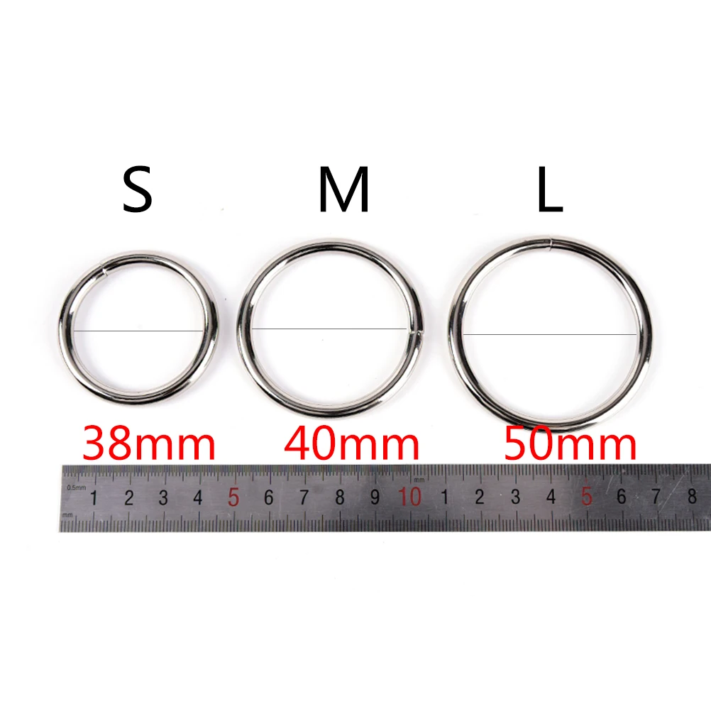 1PCS Diameter 3.8/4/5cm Male Aluminum alloy metal penis ring Delay Ejaculation cock sex toys for men Erotic games cockring | Красота и