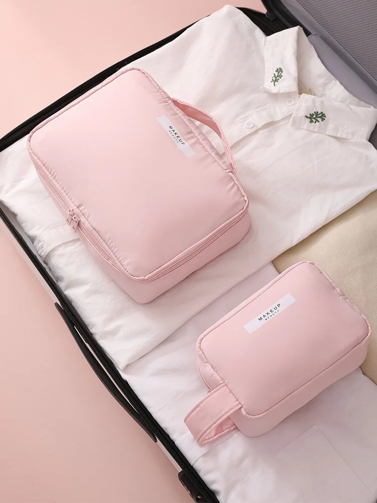 Cosmetic bag women's Portable Travel Cosmetic storage bag ins wind large capacity waterproof girl cosmetic bag