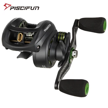 HOT DEAL ❤️ Piscifun Phantom Carbon Fiber Ultralight 162g Baitcasting Reel Dual Brake 7.7kg Max Drag 7.0:1 Freshwater Fishing Reel - discount item 39% OFF Sports & Entertainment