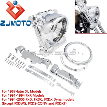 

Motorcycle 67971-04 Headlight Surround Nacelle Kit For Harley Dyna Sportster Low Rider Super Glide Custom XL1200 XL883 FXR FXD