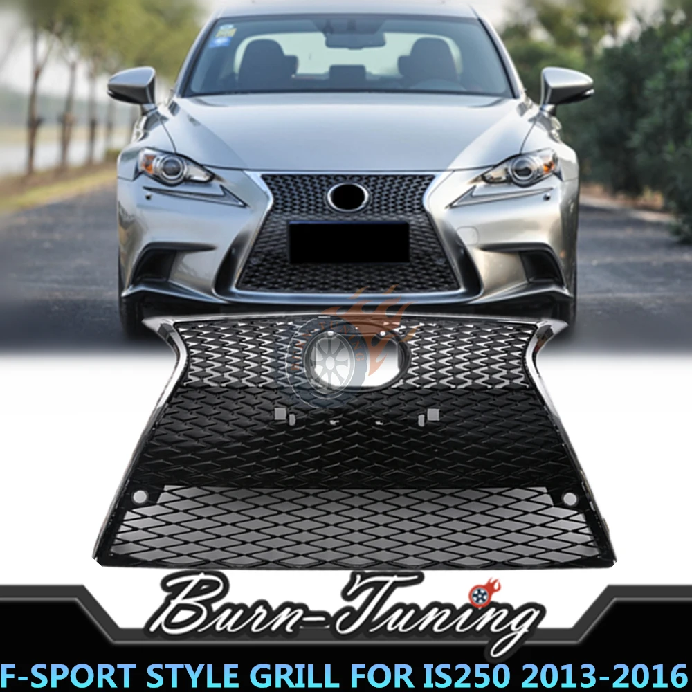 F-Sport стиль сотовая сетка гриль для Lexus IS IS200t IS250 IS300 2013- ABS гоночная решетка F спортивный автомобиль Стайлинг Аксессуары