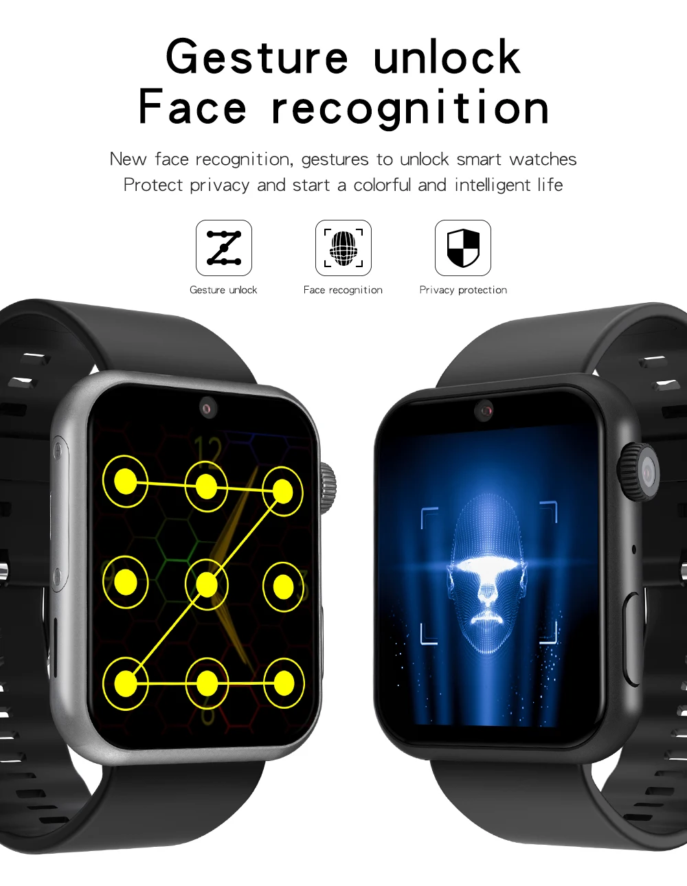 US $287.98 Smart Watch 4G 178 Inch Full Screen OS Android 71 3G RAM 32G ROM LTE 4G Sim GPS WIFI Heart Rate Men Women Smartwatch Business