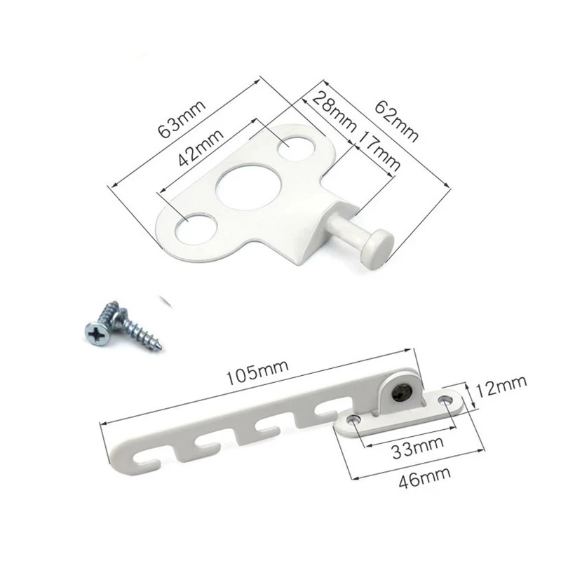 Window Lock Child Safety Window Security Stay Lock 4 Adjustable Angles Window Opening Limiter Latch Casement Wind Brace Position Stoppers