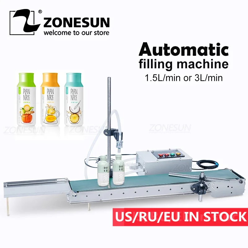 Автоматическая машина для розлива жидкости ZONESUN термостойкость духов эфирных