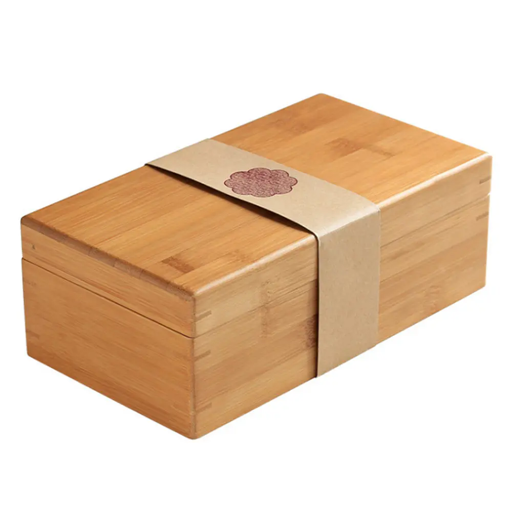 1pcBambooPresentBoxTeaContainerHighendWoodenTealeafStorage