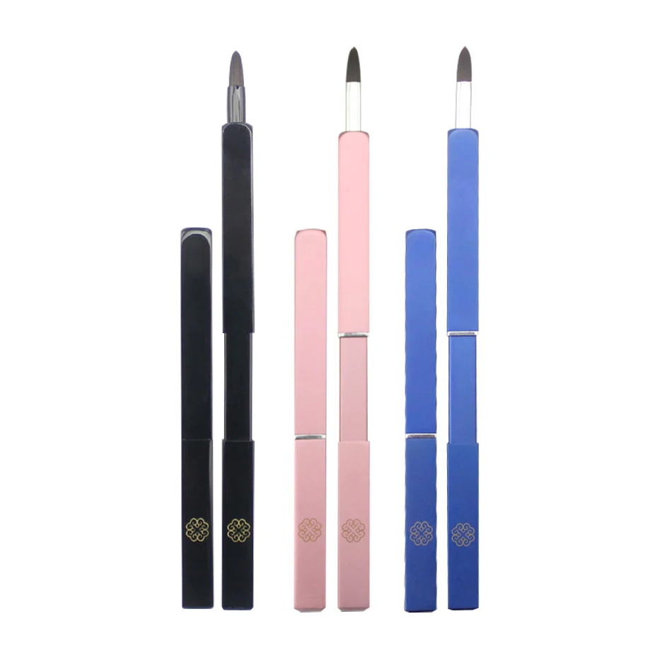 Professional Makeup Brushes Resilient Synthetic Fiber Lip Brush