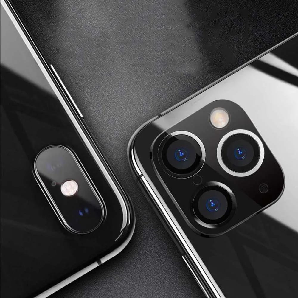 Anti-Scratch Modified Metal Sticker Seconds Change Camera Lens Cover FOR iPhone X XS XR MAX Fake Camera FOR iPhone 11 Pro Max best smartphone lens kit