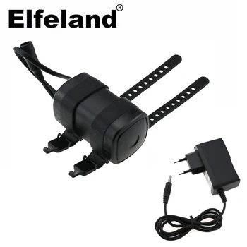 

Plastic Shell Waterproof Rechargeable 8.4V 6400mAh 4X18650 Battery Pack For Bike Bicycle Lights With Straps & Charger