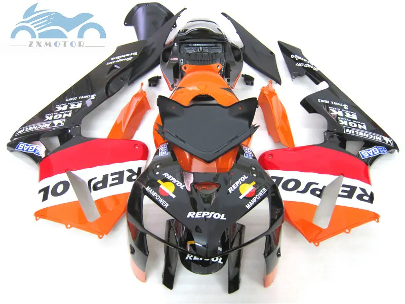 Высококачественный Комплект обтекателя впрыска, пригодный для Honda CBR600RR 2005-2006 CBR 600 RR 05-06 ABS пластиковый спортивный обтекатель комплекты деталей JK02