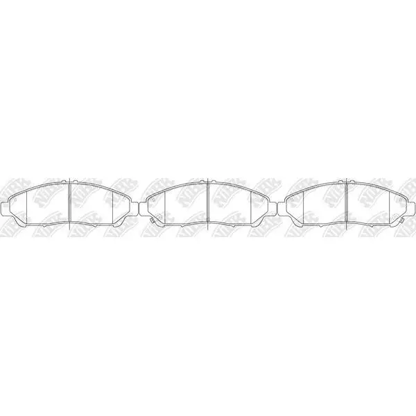 Колодки дисковые передние\ Acura MDX/ZDX07-11, Honda Pilot 09-1