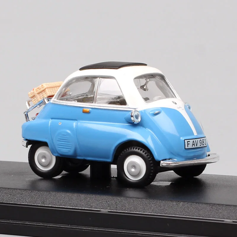 1:43 электронные весы старый ретро Cararama Isetta 250 пузырьковый автомобиль микрокар Diecasts& игрушки модели автомобилей детей 1955 акриловая коробка