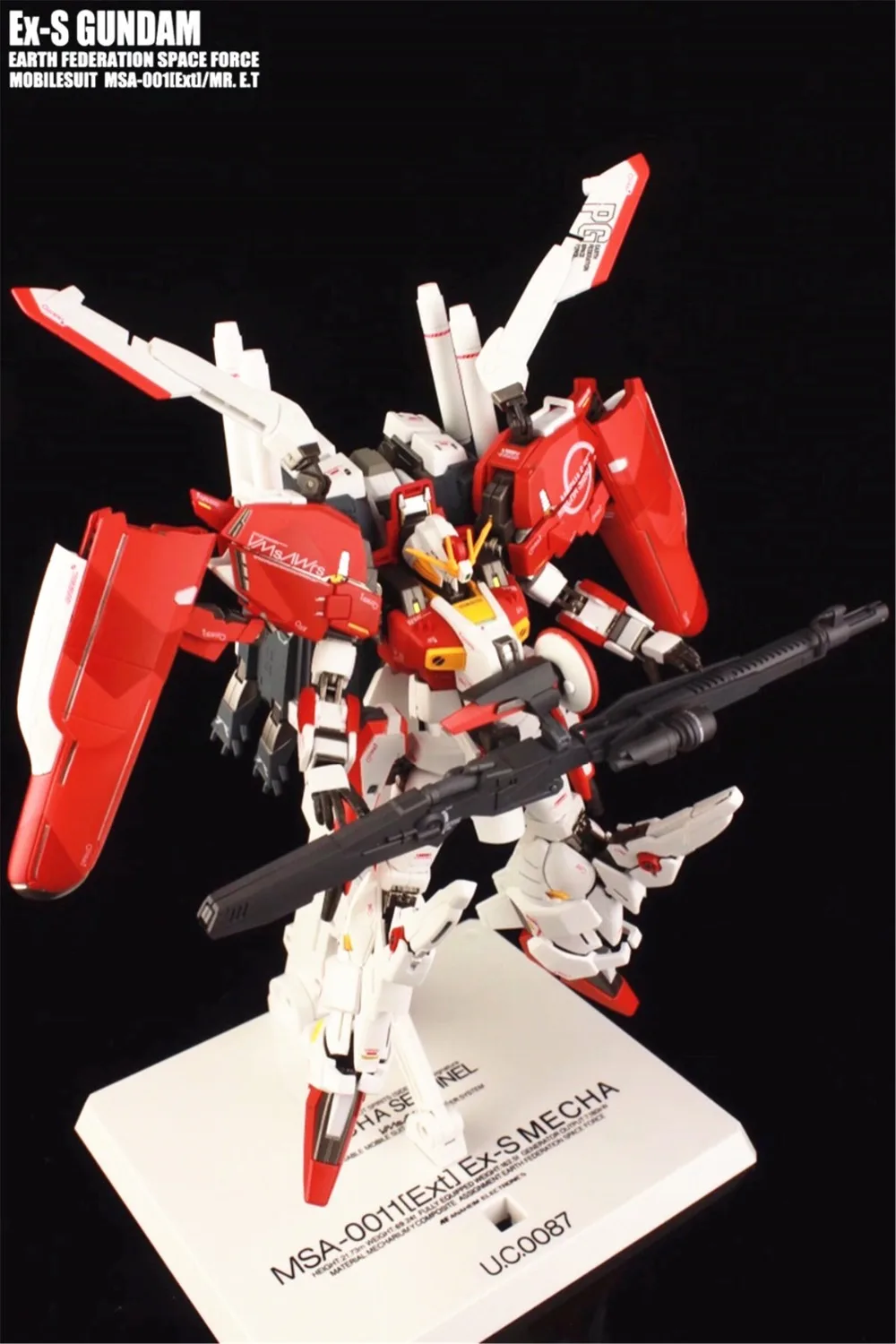 Baofeng модель MR Металлический Робот Духи MSA-0011(Ext) EX-S Gundam красный глубокий нападающий цвет Готовая модель DB041