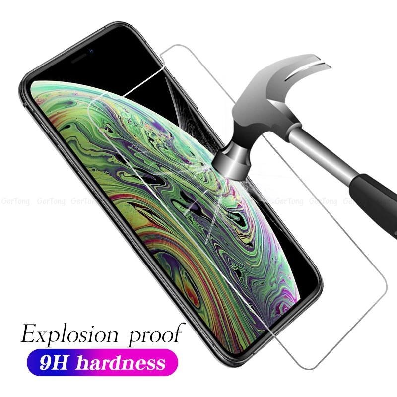 2 шт. Защитная пленка для экрана Flim Для iPhone 11 Pro Max 11 закаленное стекло для iPhone X XR XS Max 6 6s 7 8 Plus ультра защитное стекло