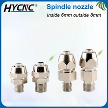

1pc Cnc Milling Machine Water-Cooled Spindle Motor Water Pipe Joint Spindle Water Nozzle Circulation Interface