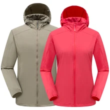 Fonoun-chaquetas de senderismo para adultos, tejido antiarrugas, transpirable, de secado rápido, repelente al agua, FN21S01