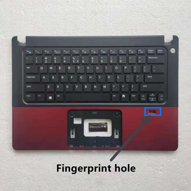 

New For DELL VOSTRO 14 5460 5470 5480 5439 upper top cover US keyboard laptop shell Red fingerprint case