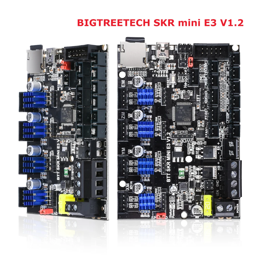 BIGTREETECH SKR mini E3 V1.2 плата управления 32 бит с TMC2209 UART драйвер SKR V1.3 E3 DIP для Ender 3 Creality части 3d принтера