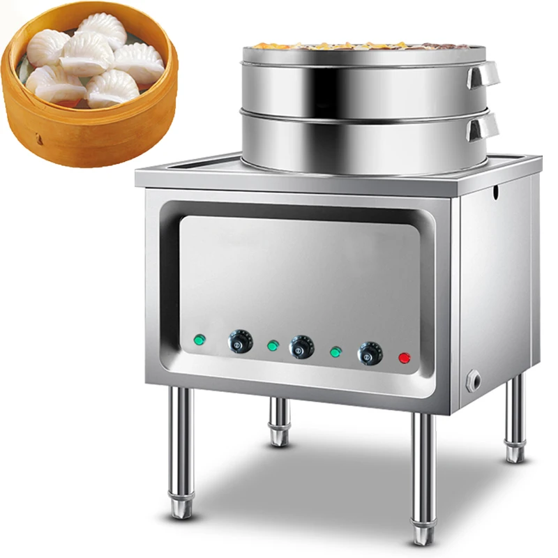 

220V/380V Commercial Bread Steam Rapid Heating Machine Electricity Gas Steam Oven Furnace Electro-Thermal Food Processing 9KW