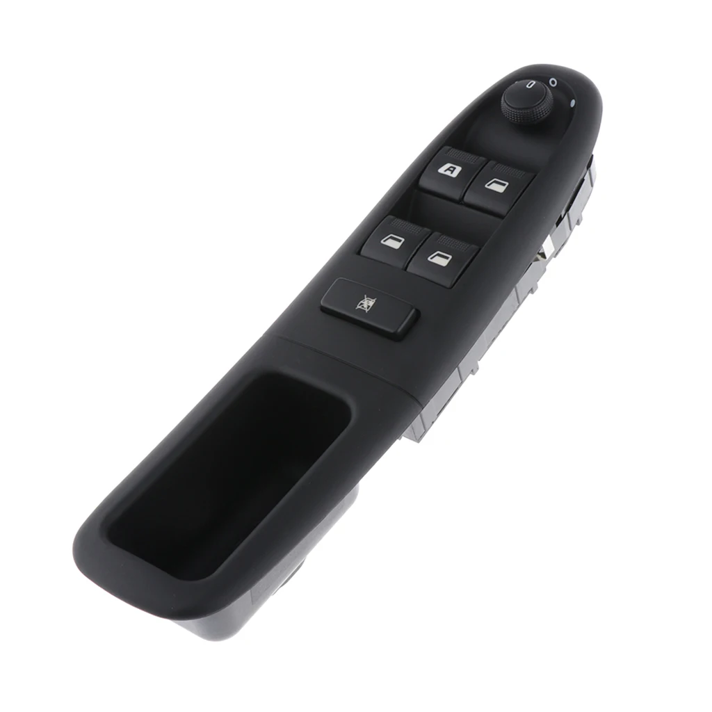 Power Window Switch, Front Left Driver Side, Master Control Console Switch for Peugeot 406 8B Baujahr 95-04, OEM:6554.CF