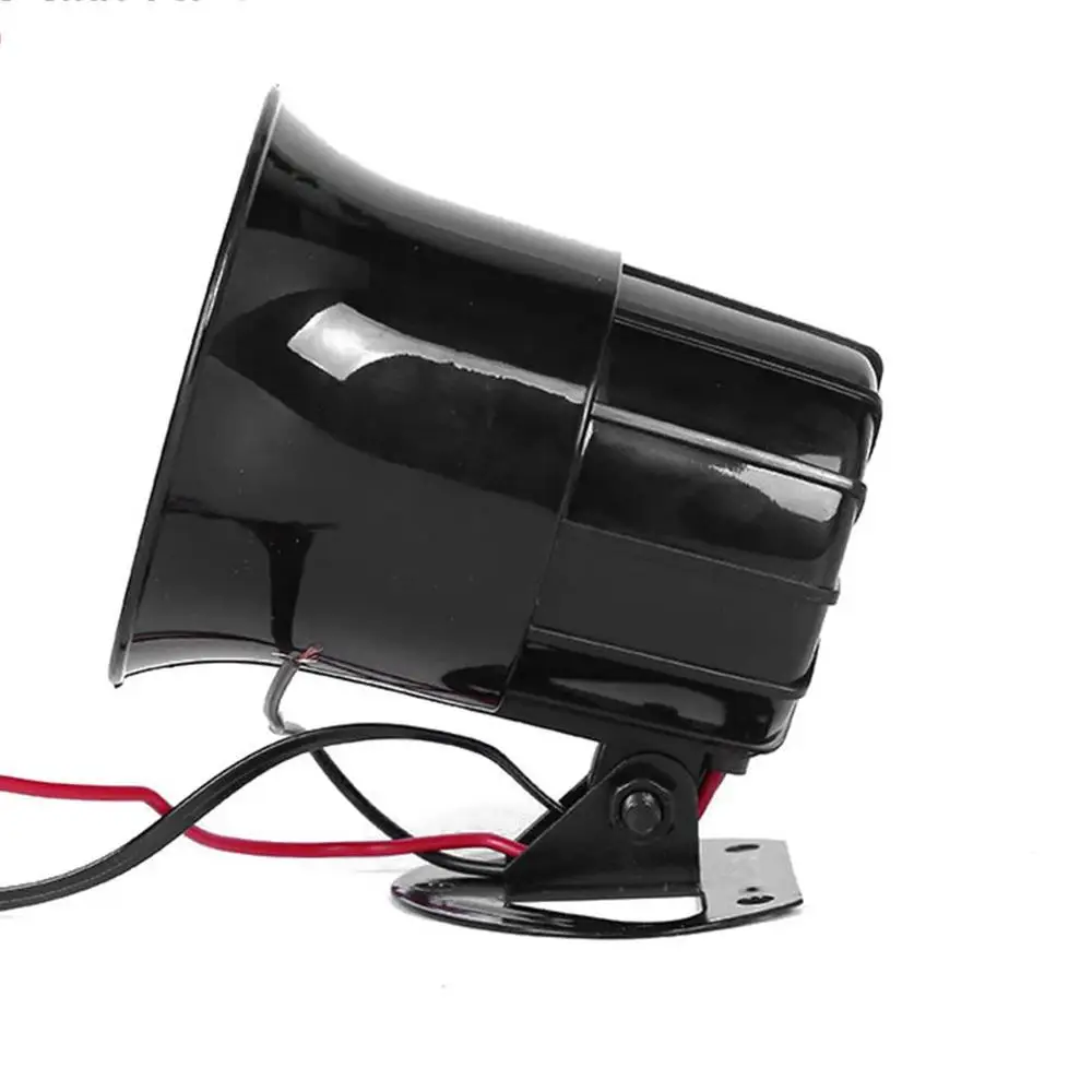 Car Siren Horn Universal 12V 20W Car Horn 3 Tone Sound