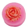 Household 3D Rose Flower Shape Silicone Mold Form Chocolate Handmade Diy Soap Fondant Mold Making Cake Decoration Cake R9I8 ► Photo 2/6