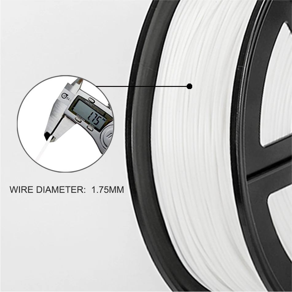 PLA 플러스 3D 프린터 필라멘트, 매듭 없음, 1.75mm 공차, + 0.02mm 100%, 버블 없음, 5 kg, 10kg, 도매 무료 배송