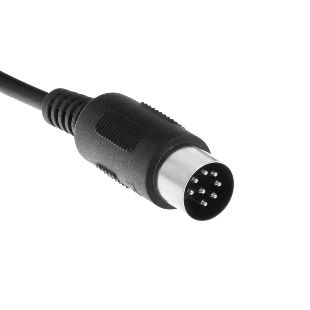 Прочный кабель Scart щеточка в форме телевизора Профессиональные черные AV игровые консольные аксессуары тонкий линейный провод для sega Mega Drive 1