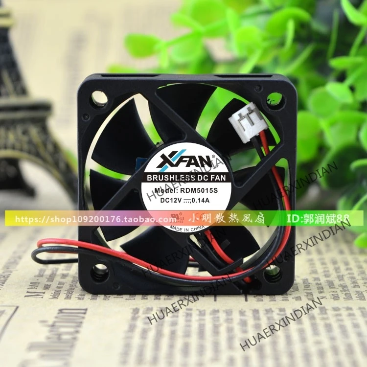 

Original NEW 5015 12V 0.14A RDM5015S 50*50*15MM Motor protection cooling Fan