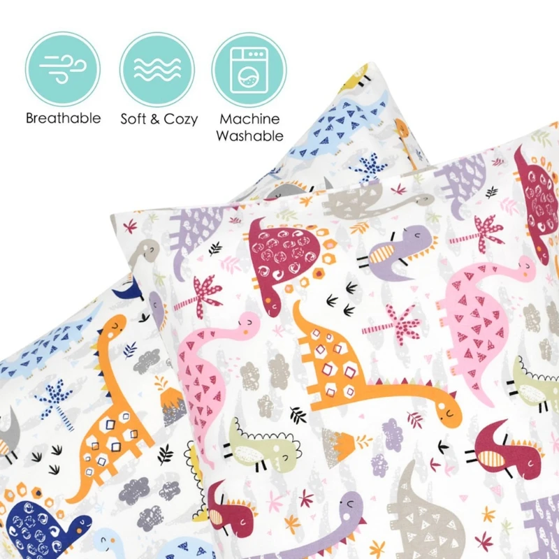 Baby Pillowcase Cover 1pc Fits for 13x18in 14x19in 12x16in Pillow