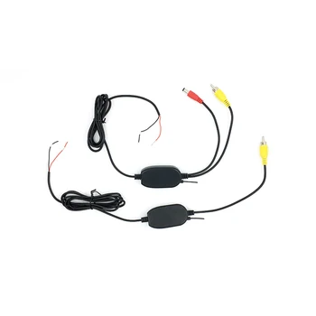 

2.4w 2.4 Ghz Wireless Rear View Camera RCA Video Transmitter & Receiver Kit for Car Rearview Monitor FM Transmitter & Receiver