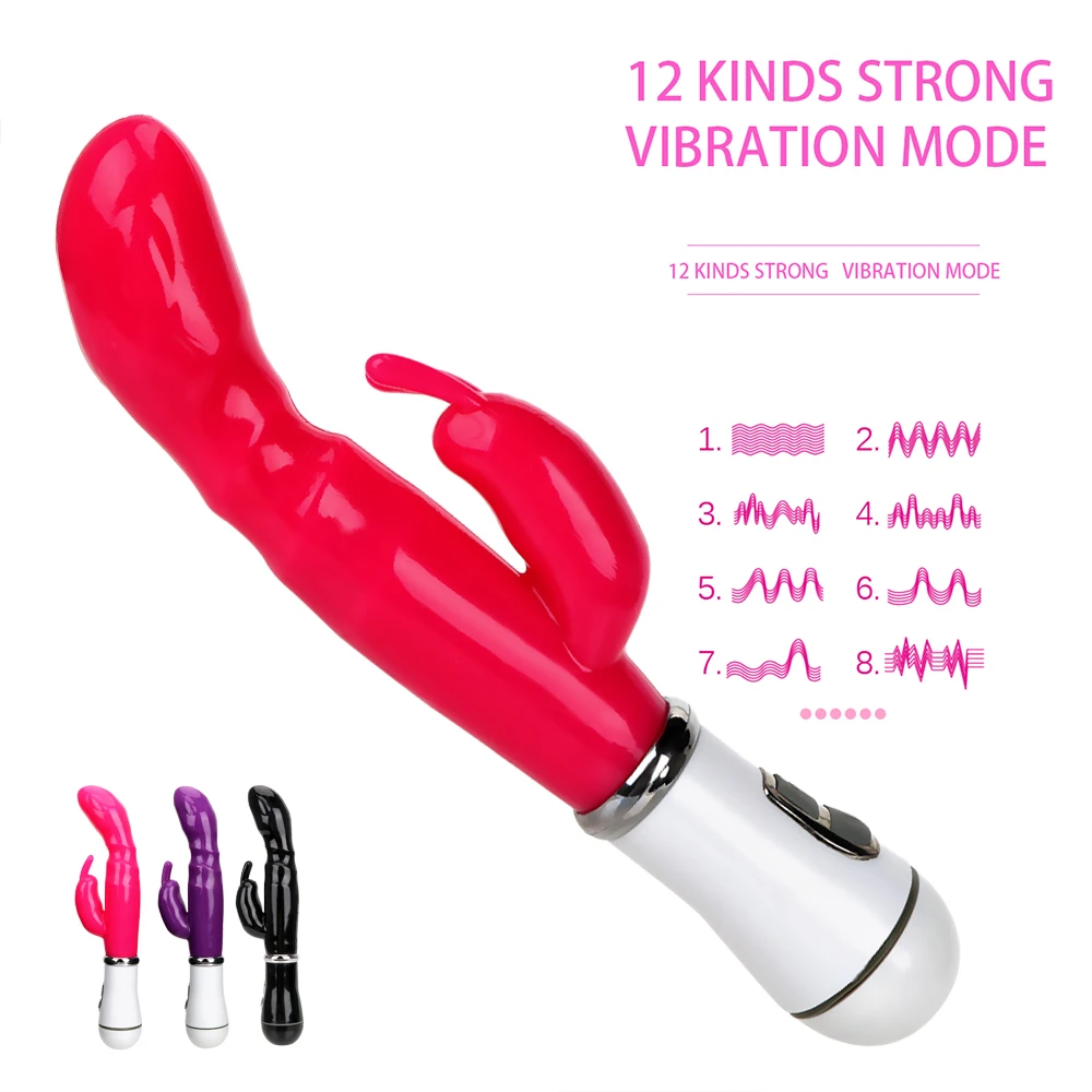Clitoris Rabbit Vibrator Stimulator Sex Toys For Women Sex Products 12 Vibration Mode Female Masturbator G_voghion.com