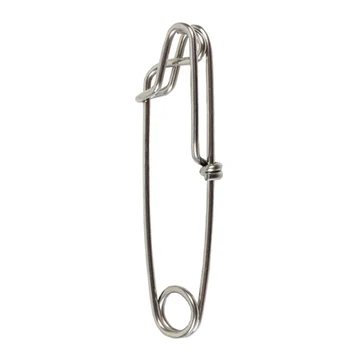 

20pcs Small Longline Snap Connectors Clip Tackle Swivels Stainless Steel Lightweight Portable Strong Quick Secure Fishing