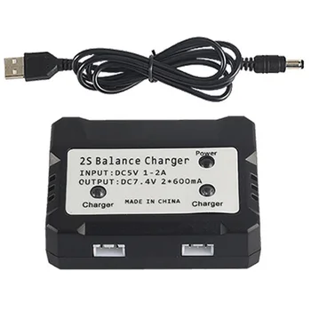 

7.4V 2S Balance Charger Box Charging Adapter 2 in 1 for Syma X8C MJX X600 X101 Hubsan RC Drone Replacement
