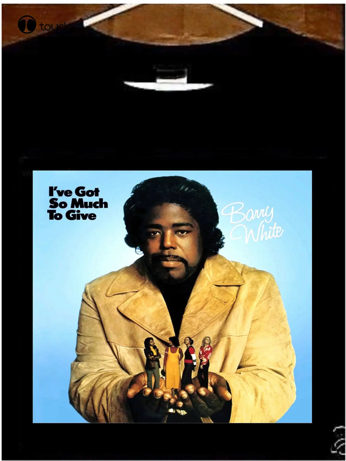 Футболка с надписью Barry White футболка я так люблю давать на заказ цифровой печатью