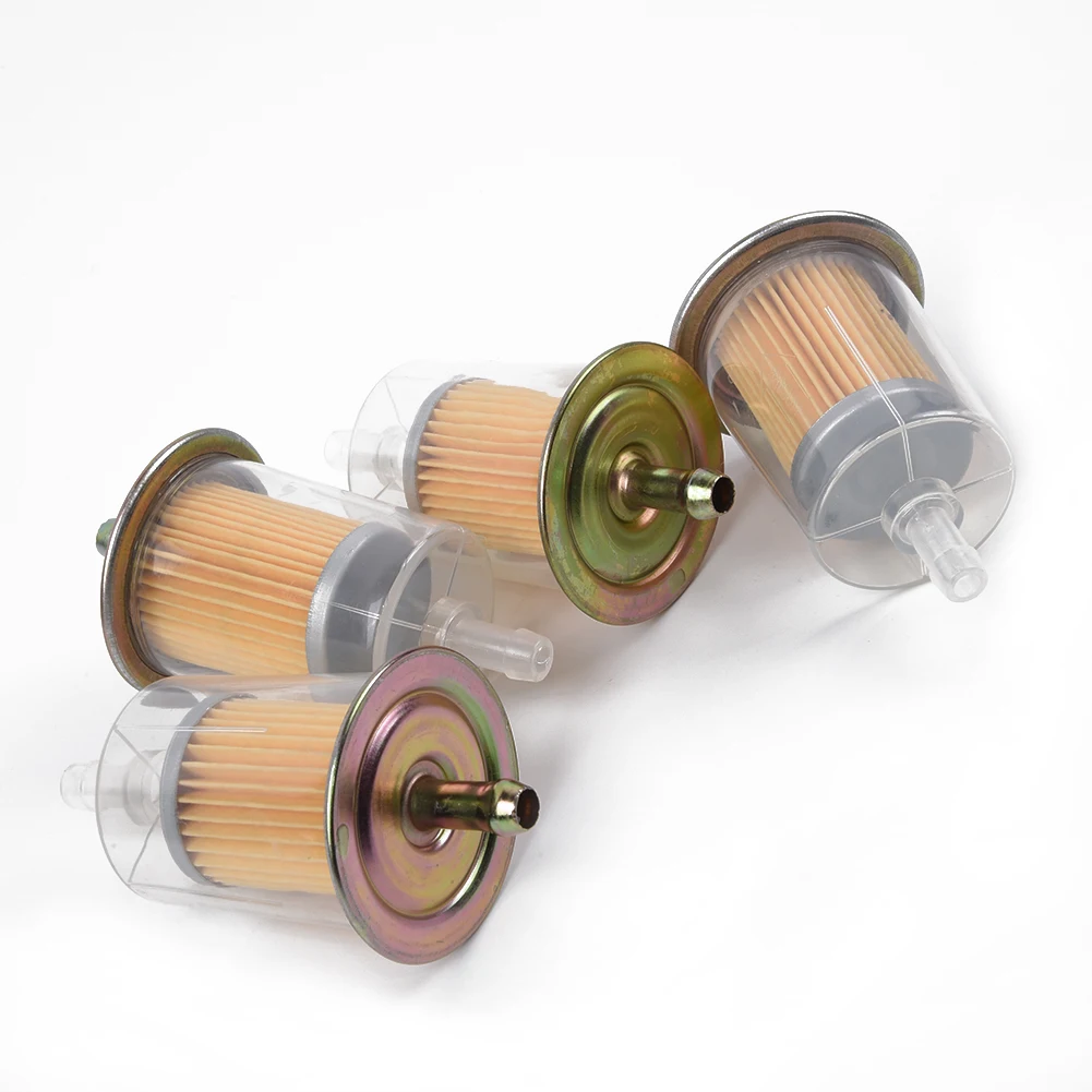 Universal Petrol Inline Fuel Filter LARGE Car Vehicles Parts Fit 8mm Pipes