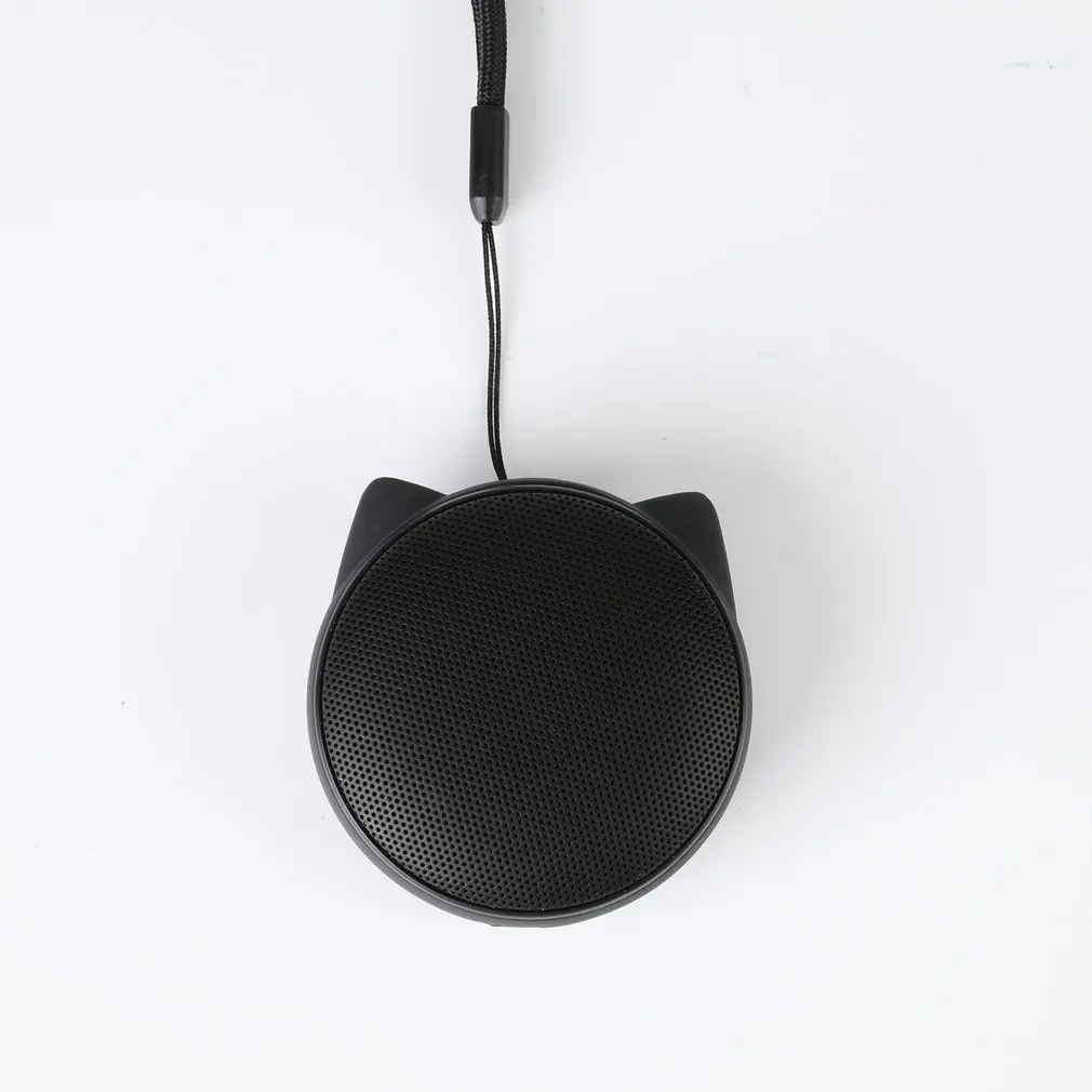 Lovely Cute Cat Ear Shape Wireless Music Player Speaker Portable HiFi Shock Bass Home Travel Subwoofer Speaker