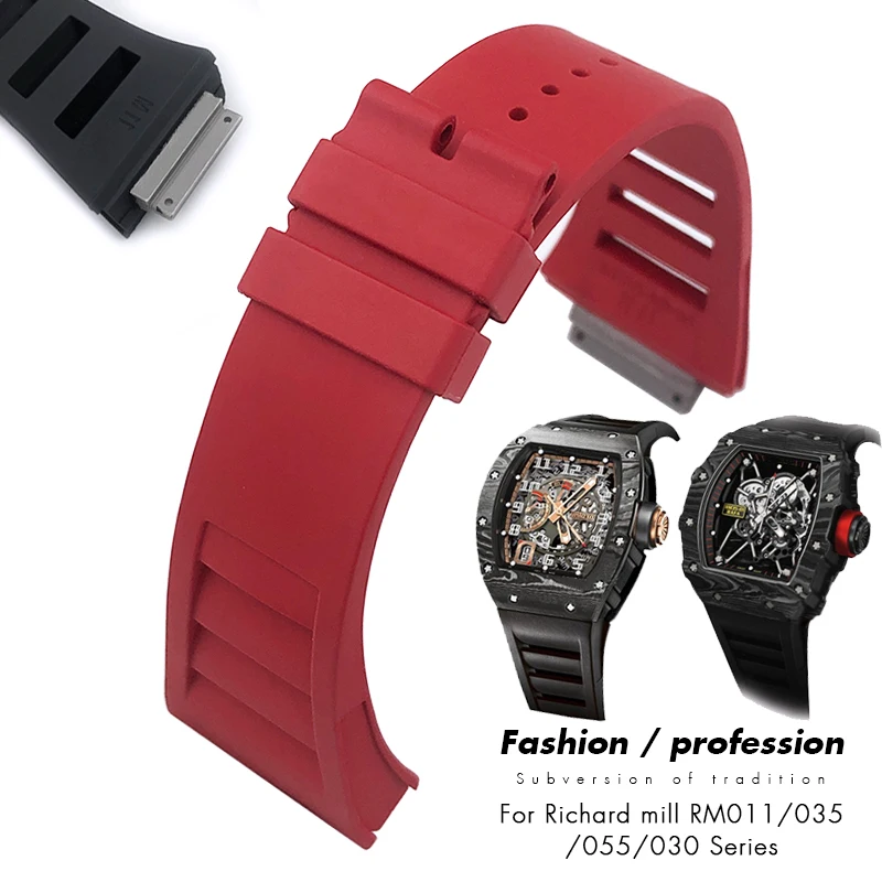 19mm High Quality Rubber Watchband 