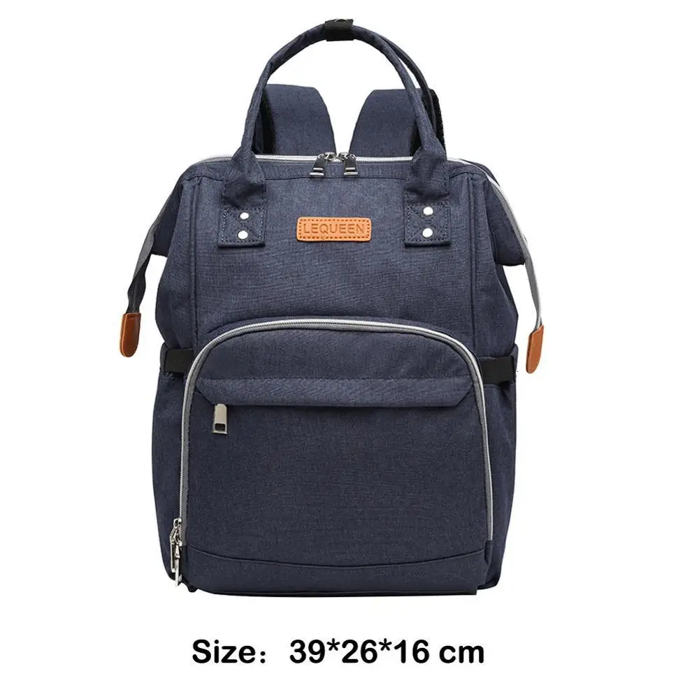 Большая вместительная сумка для мам, Детская сумка для пеленки, многофункциональная сумка для кормления, удобный рюкзак для ухода за ребенком - Цвет: 18