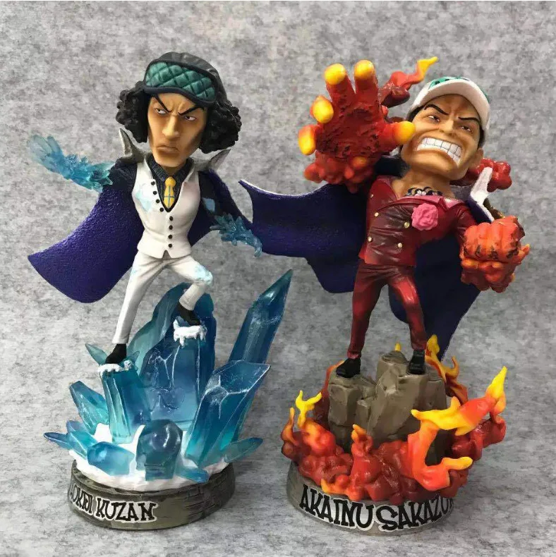 

One Piece/One Piece Red Dog Navy Three Generals Greenish Blue Pheasant Glacier Century GK Statue Garage Kit Anime Model