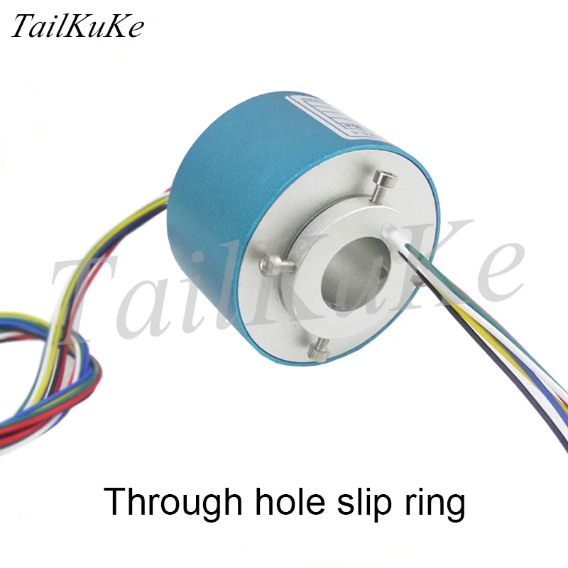 

Rotating Inner Aperture 30 Mm Conductive Slip Ring Multi-channel Collector Ring Confluence Ring 2-12 Through Hole Slip Ring