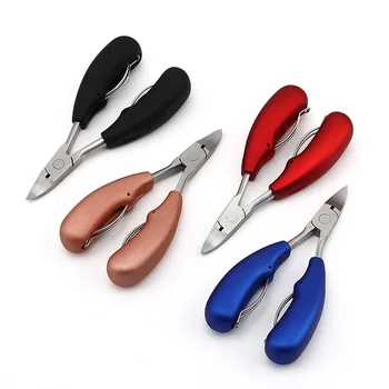 

RainSolid Sharp Curved Paronychia Remover Nail Scissor Manicure Toes Dead Skin Pliers Trimming Nail Clipper Nipper Free shipping