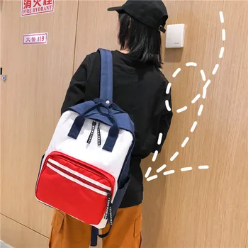 

Women's School Backpack waterproof Oxford large capacity laptop backpack for Teenage Girls College Bagpack Travel Bag #823