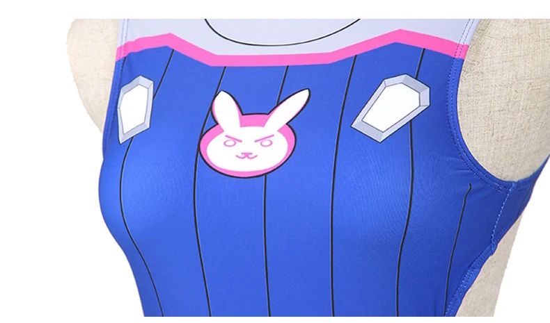 Сексуальная игра OW D. VA Косплей Костюм Dva Мерси Косплей SUKUMIZU спандекс купальник в стиле аниме цельный купальник купальный костюм