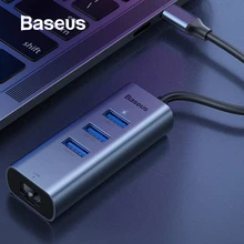 Baseus USB C Ethernet usb type C к RJ45 концентратор адаптер для MacBook Pro Xiaomi Mi Box 3/S samsung S10 S9 сетевая карта USB Lan