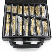 Hole Opener HSS Twist Drill Bits Set DIY Woodworking 1.5-10mm Titanium Coated Surface 118 Degree For Drilling woodworking Hole Opener HSS Twist Drill Bits Set DIY Woodworking 1.5-10mm Titanium Coated Surface 118 Degree For Drilling woodworking